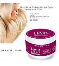 Dermofuture Hair Scalp Peeling Scrub Exfoliator Anti Dandruff Hair Loss